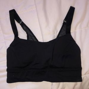 Lululemon black sports bra